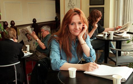 J.K.Rowling younger